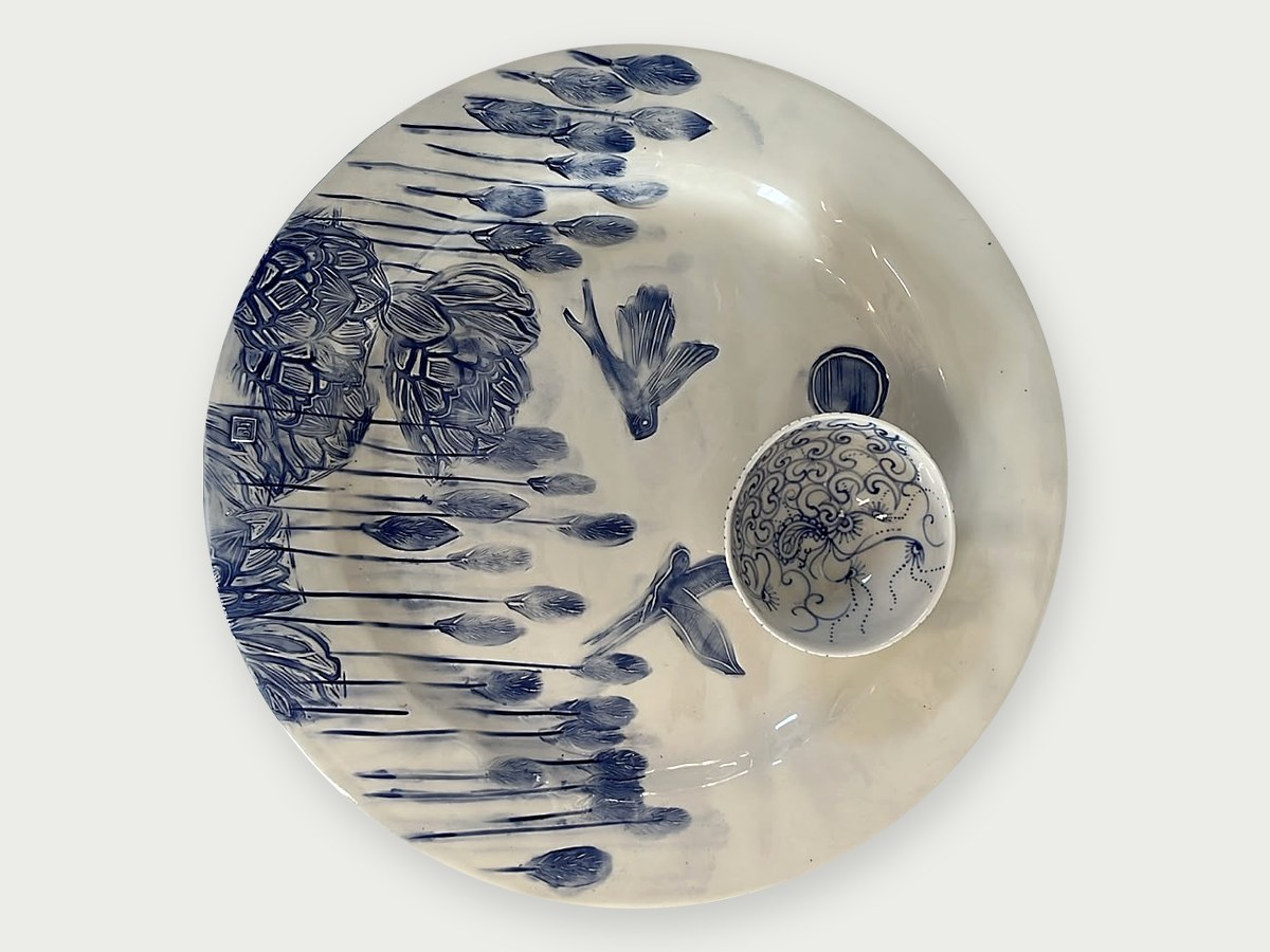 Platter and tapas ceramics by Toinette Lindley, TLC Ceramics