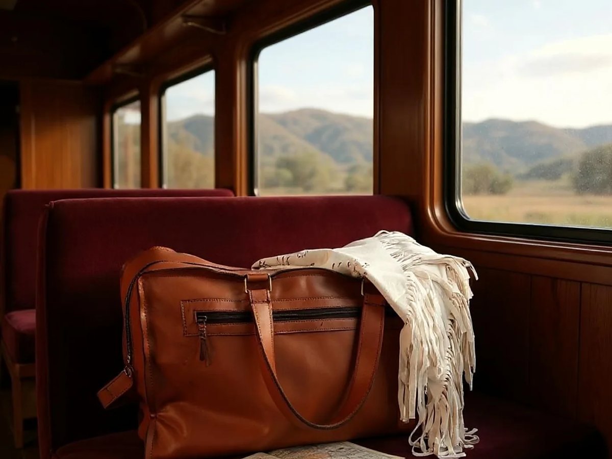 Unisex leather weekend bag by Mattat