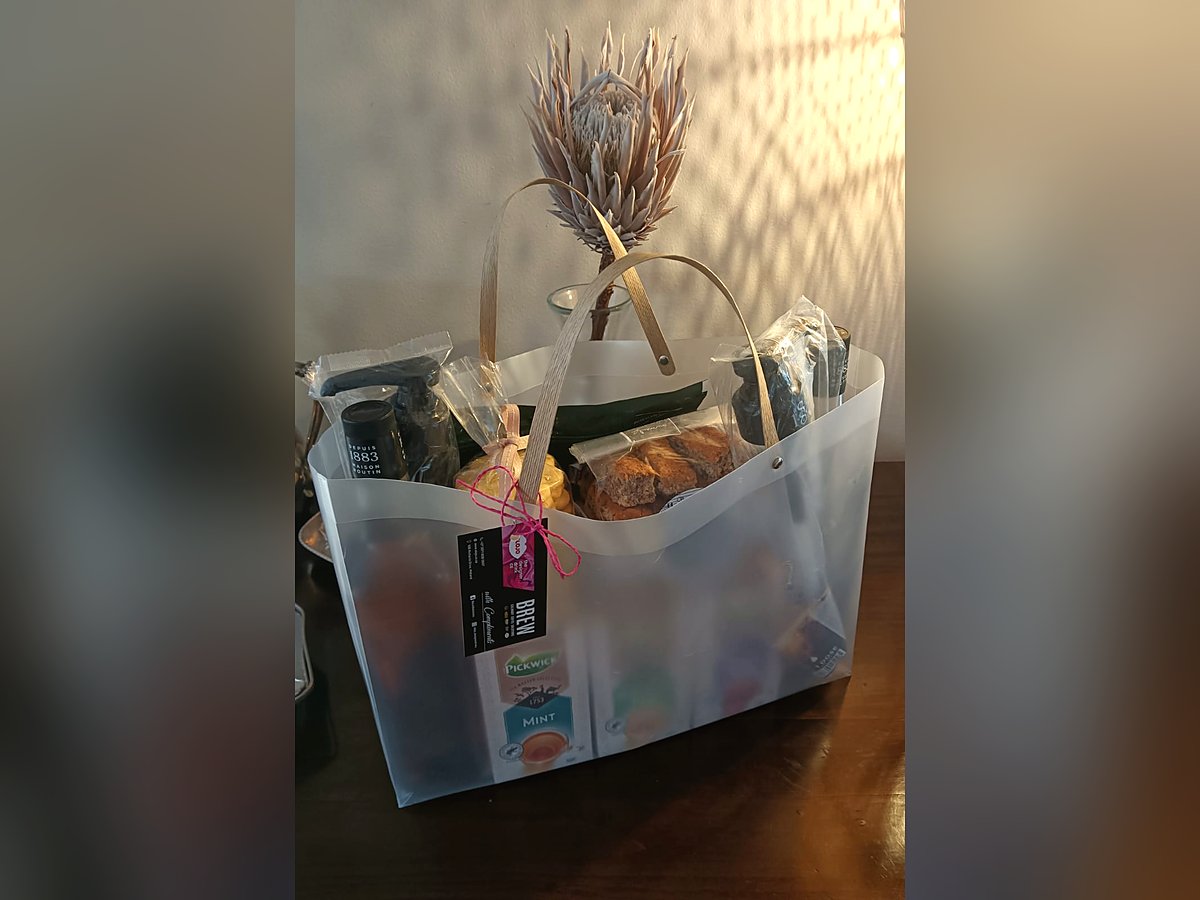 SloJo hamper filled with coffee and treats